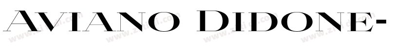 Aviano Didone字体转换